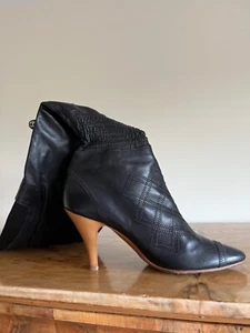 CHANEL Leather Boots/ 40 / black - Bild 1 von 16