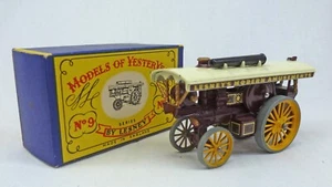 Matchbox Models of Yesteryear Y-9a Fowler Showman Engine Maroon with BLACK PLATE - Bild 1 von 2