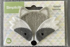 Graufuchs bestickt Aufbügeln Patch, 1 Applikation, Einfachheit Marke, 1194 - Bild 1 von 2