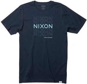 NEW Nixon Grazie Men's Navy Printed Short Sleeve T-Shirt S2807-307 MSRP $25 - Picture 1 of 1