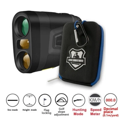 6x New Laser Rangefinder Telescope Golf Finder Range Hunting Tour Good Slope - Image 1 of 4