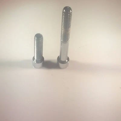 EAST COAST BOLTS 3/8-16 X 1" Chrome allen head polished socket head bolts Qty 2 USA