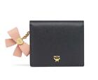 MCM Mina Small Wallet MYS7ALL69IB Black Leather Free Shipping