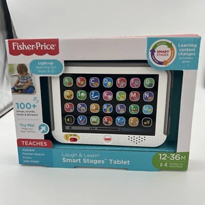 New Fisher Price Laugh & Learn Smart Stages Tablet 12-36M Toddler Toy NIB - Picture 1 of 7