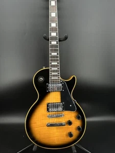 New Yellow card head BK electric guitar chrome hardware 2H pickup fast ship - Picture 1 of 11