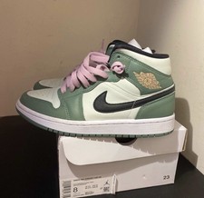 Size 8 - Jordan 1 Mid Dutch Green - Sneakers - Preowned - CZ0774-300