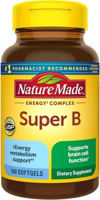 Nature Made Super B Energy Complex, Dietary Supplement 160 Count (Pack of 1)  - Image 1 of 4