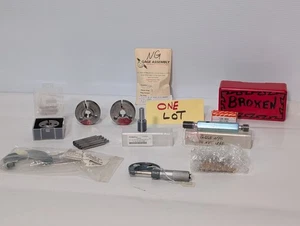 Lot of Mixed CNC Accessories - Starrett, Mitutoyo, Vermont Gage & MORE FOR PARTS - Picture 1 of 15