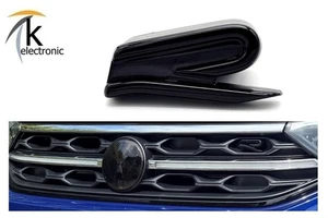 VW T-Roc A1 R R-line Emblem | Zeichen Kühlergrill schwarz glänzend vorne ab 02.2 - Bild 1 von 6