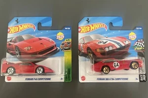 Hot Wheels 365 GTB4 and Ferrari F40 Competizione 222/250 and 198/250 New - Picture 1 of 1