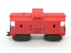 Marx Trains O Gauge 4472 Santa Fe Caboose on E Trucks - Picture 1 of 6