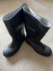 Dunlop Protomastor Steel Toecap Safety Wellington Books Size UK9.5 EU 44 - NEW - Picture 1 of 6