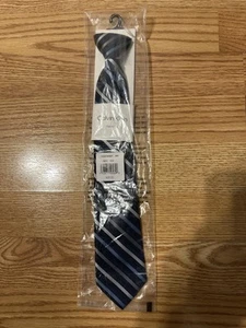 Calvin Klein Zipper Tie Blue New - Picture 1 of 2