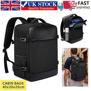 Carry on Cabin Backpack Luggage 40x30x20 Travel Flight Bag Shoulder Bag - Picture 1 of 15