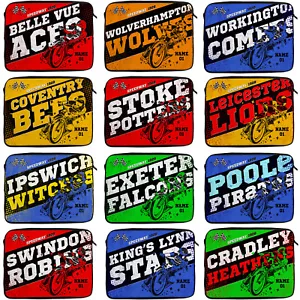 Personalised Speedway Laptop Sleeve Retro Neoprene Case Motorbike Racing Gift - Picture 1 of 41