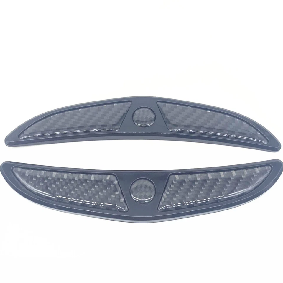 Acessório externo de faixa de borda anticolisão arco sobrancelha roda de carro fibra de carbono - Imagem 1 de 4