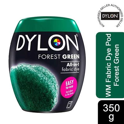 Dylon Washing Machine Fabric Dye Pod, Forest Green, 1pk of 350g - Image 1 of 4