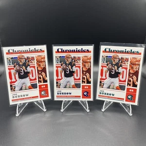 2022 Chronicles Joe Burrow Lot of 3 Blue /99, Teal, & Base cards #5  Bengals - Picture 1 of 6