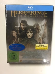 Lord of the Rings The Fellowship (Blu-ray, 2010) German Import Steelbook NEW - Picture 1 of 2