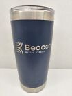 *READ/SEE PICS YETI Rambler Stainless Steel 20oz Tumbler Navy Blue with Lid 
