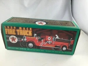 Texaco 1929 Mack Fire Truck Series 15 W/Fire Chief Hat & Dalmatians Vintage 1998 - Picture 1 of 4