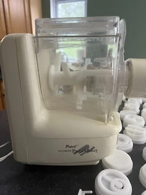 Vintage Popeil's Automatic Pasta/Sausage Maker-24 attachments -Tested Works! - Image 1 of 3