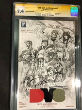 DV8 Gods and Monsters #1 RI Variant CGC SS 9.4 Signed by Jim Lee & Alex Sinclair
