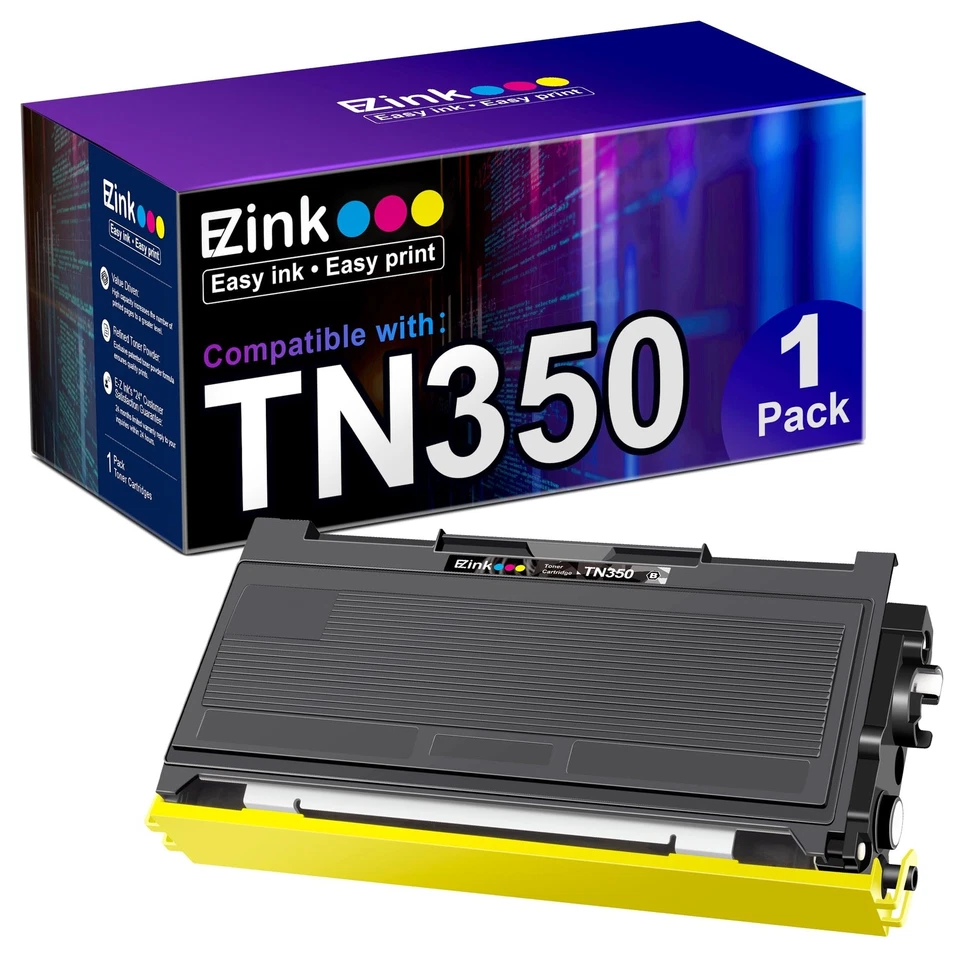 E-z Ink TM Compatible Toner Cartridge Replacement for Brother TN350 1 Black