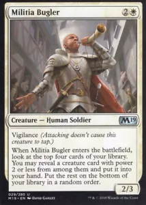 Militia Bugler 029/280 Core Set 2019 M19 MTG Magic NM - Bild 1 von 1