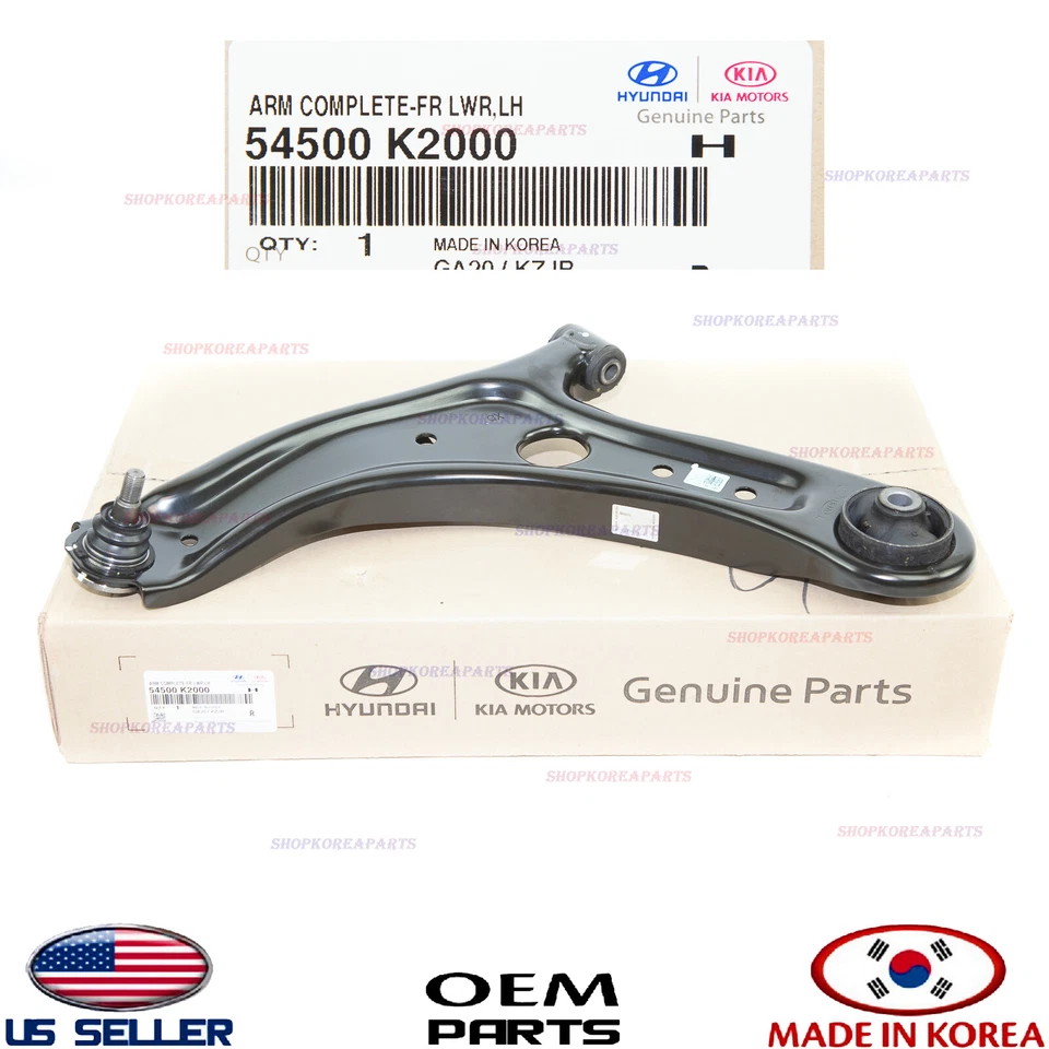 Genuine OEM Front Lower Control Arm Left Driver Side 2020–2025 Hyundai Venue - Image 1 of 4