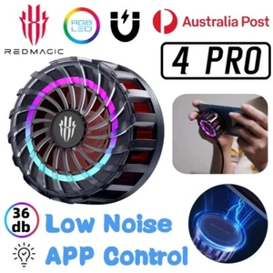 RedMagic 4PRO Phone Cooler Radiator Gaming Magnetic Cooling Fan RGB App Control - Photo 1 sur 23