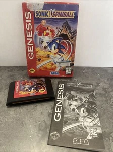 Sonic Spinball Sega Genesis With Booklet Box - Picture 1 of 4