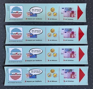 4 Stück Automatenaufkleber Warenautomat Sielaff Zigarettenautomat - Bild 1 von 1