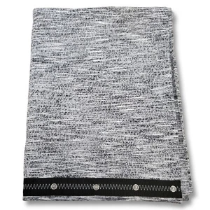 IVIVVA Lululemon Village Chill Vinyasa-Style Snap Infinity Scarf Gray 19x48 - Picture 1 of 9