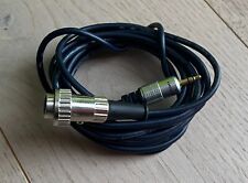 Interconnect for Hi-Fi: lockable 5 pin DIN to 3.5mm stereo jack  4m (for Naim)
