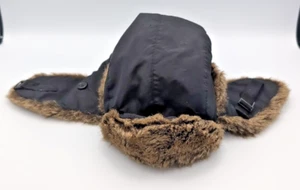 D&Y Women's Trapper Hat Ear Flaps Faux Fur Trim Winter Cap - Picture 1 of 6