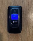 Nokia 6085 / 6085h - Black and Silver ( AT&T ) Cellular Flip Phone
