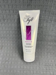 Avon Skin So Soft Signature Silk Replenishing Hand Cream 3.4 FL OZ New - Picture 1 of 4