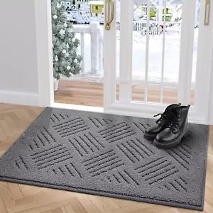 Door Mat Indoor Doormat,Front Back Door Mats Non Slip Entrance Rugs Rubber Backi - Picture 1 of 12