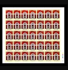 India - "FREEMASONRY MASONIC ~ GRAND LODGE OF INDIA" MNH Full Sheet 2011 - Picture 1 of 8