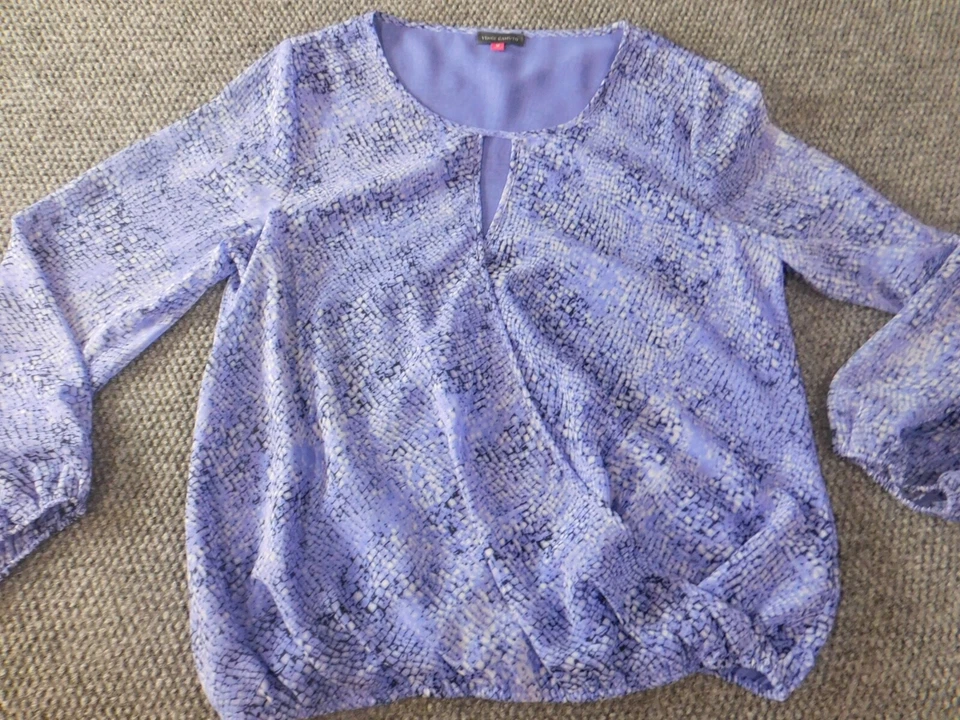 Blusa feminina Vince Camuto designer pulôver roxo médio - Imagem 1 de 4