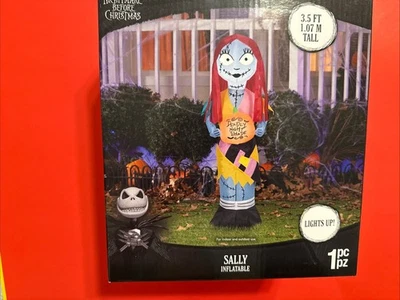 Inflable de 3,5 pies Disney Sally Pesadilla antes de Navidad Jack Halloween ¡Nuevo! Foto 1 de 3