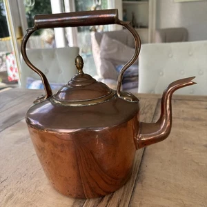 Antique William Soutter #7 Spirit Kettle Early - Picture 1 of 14
