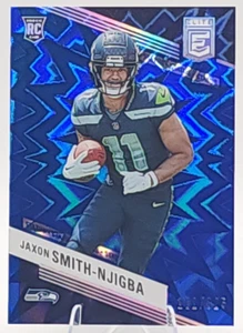 Jaxon Smith-Njigba /625 2023 Panini Donruss Elite Rookie RC Blue Status Seahawks - Foto 1 di 3