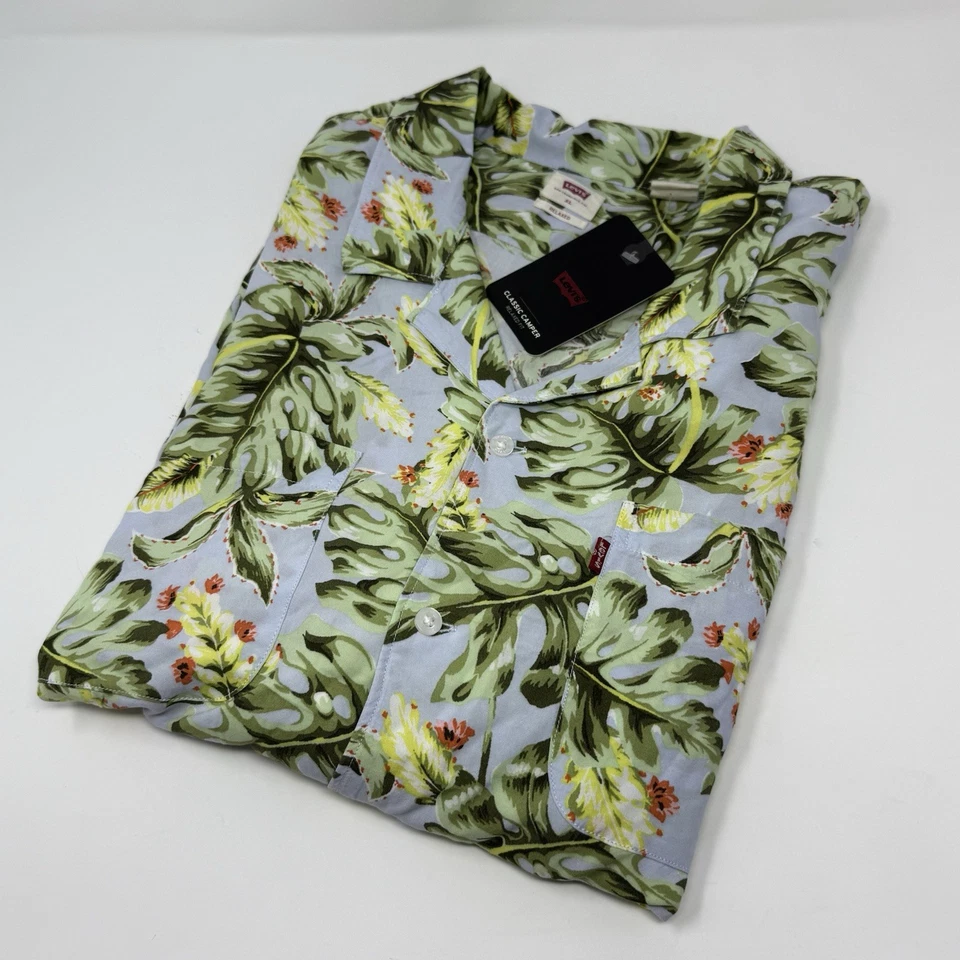 Levi's - Classic Camper Shirt XL Lightweight Beach Hawaiian Style