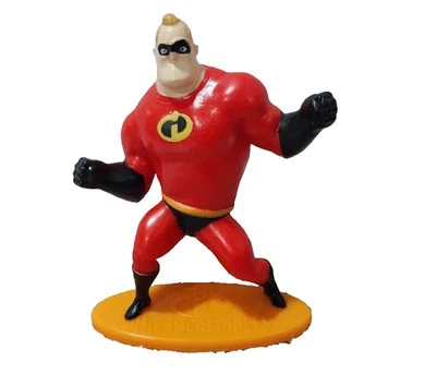 MR INCREDIBLE 2.5” ACTION FIGURE DISNEY /PIXAR TOY (PRE-OWNED)  Cake Topper Foto 1 de 2