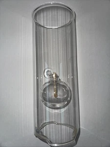 Vintage Wolfard Glass Blowing Company Hand Blown 12" Glass Oil Lamp  - Picture 1 of 5