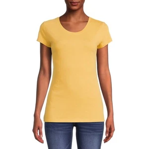 NO BOUNDARIES JUNIORS GOLD SHORT SLEEVE SEMI-FITTED T-SHIRT XS(1) NWT [F] - Picture 1 of 7