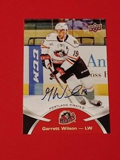 2015-16 Upper Deck AHL Hockey Autograph #61 Garrett Wilson Portland Pirates 