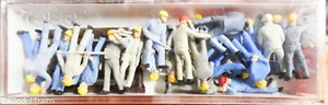 Preiser HO #14403 Railroad Personnel -- Track Workers (Painted / Plastic) - Picture 1 of 1